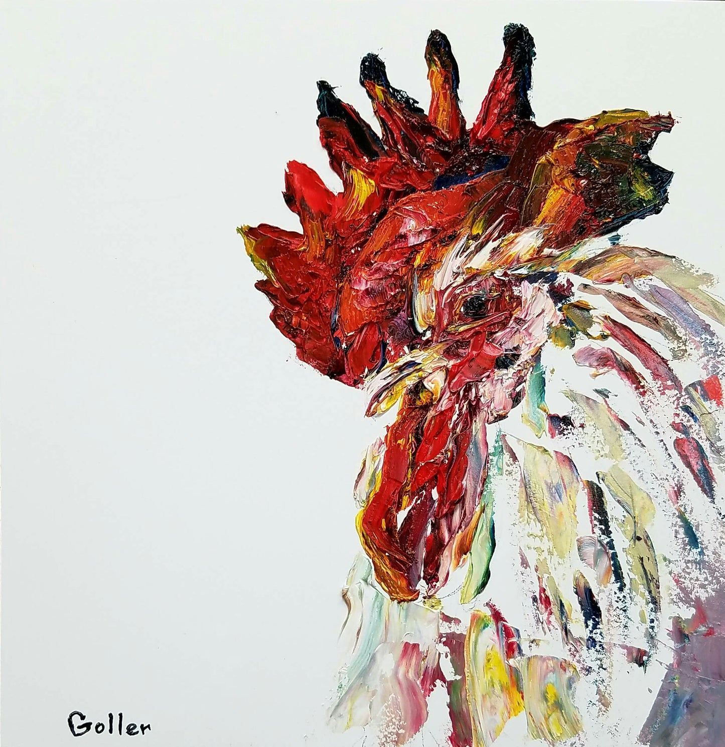 Prints available, original ***SOLD*** Old Winsome - Oil 8x8 (available at Bainridge Island Museum of Art Gallery Store)