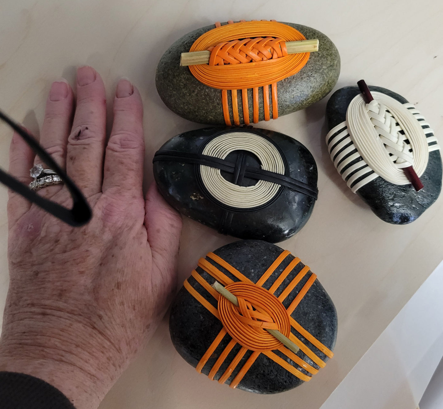 Diane Frame - ZEN STONES, available in the gallery only, from $79