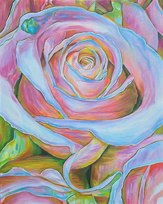 Jody Yashenko - Joy, Oil on gallery wrapped canvas (framed) 30x24