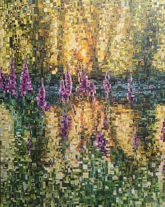 Jody Yashenko - Glow, Oil on gallery wrapped canvas (framed) 24x30