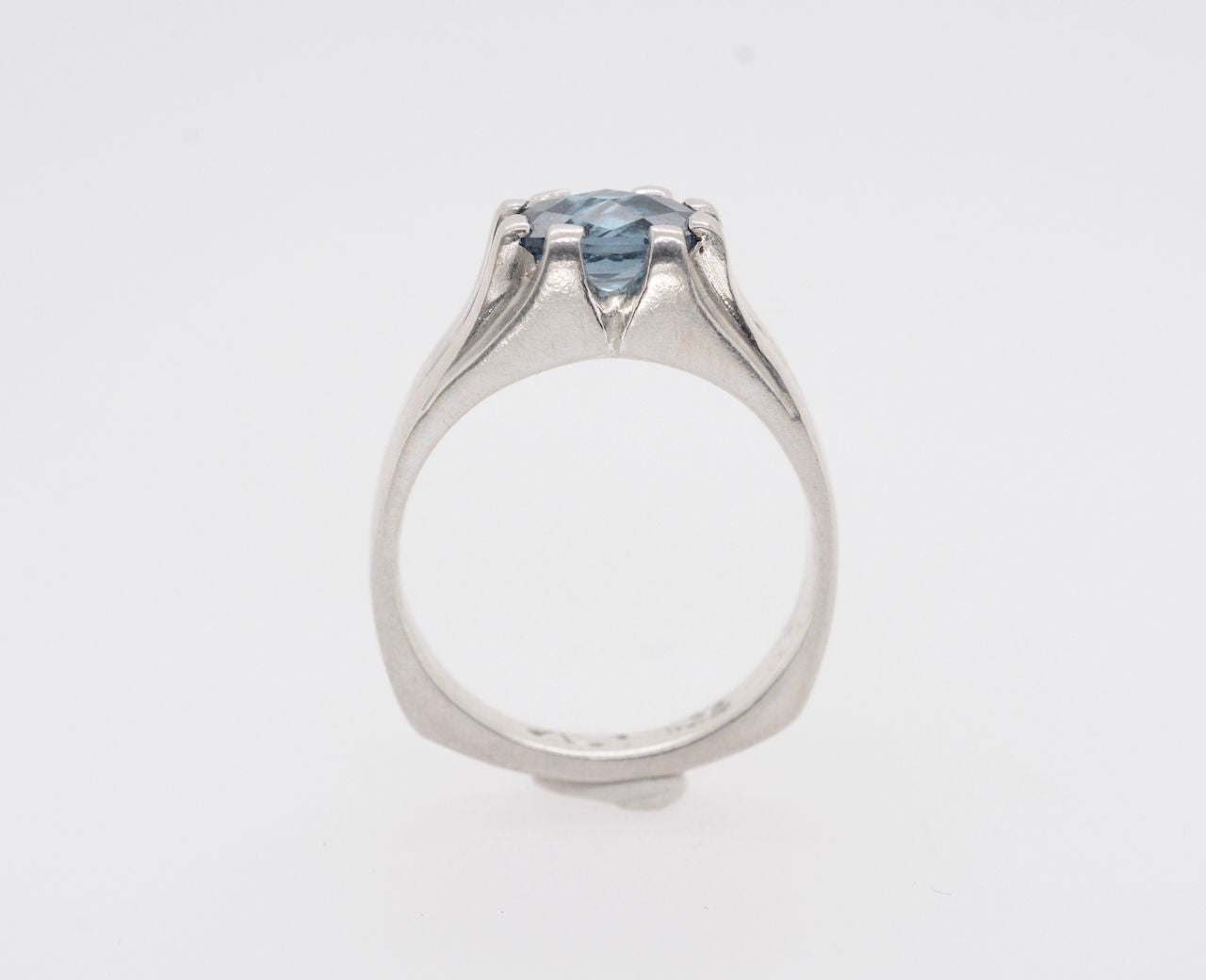 Jody Lyle - 8-Prong Ring, London Blue Topaz with Sterling Silver #3362