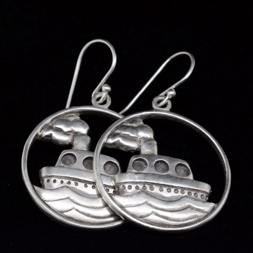 Jody Lyle - Ferry Boat Earrings