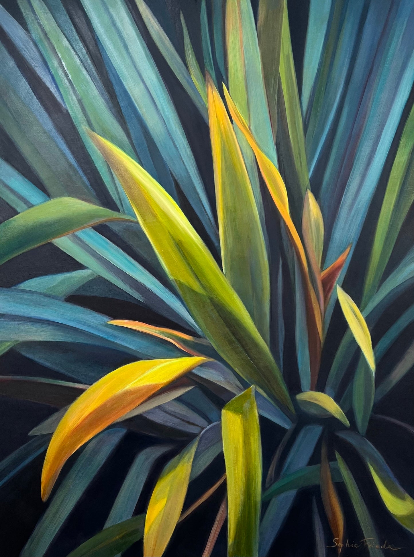 ***SOLD***SOPHIE FRIEDA - Abundant, Oil on canvas 30x40