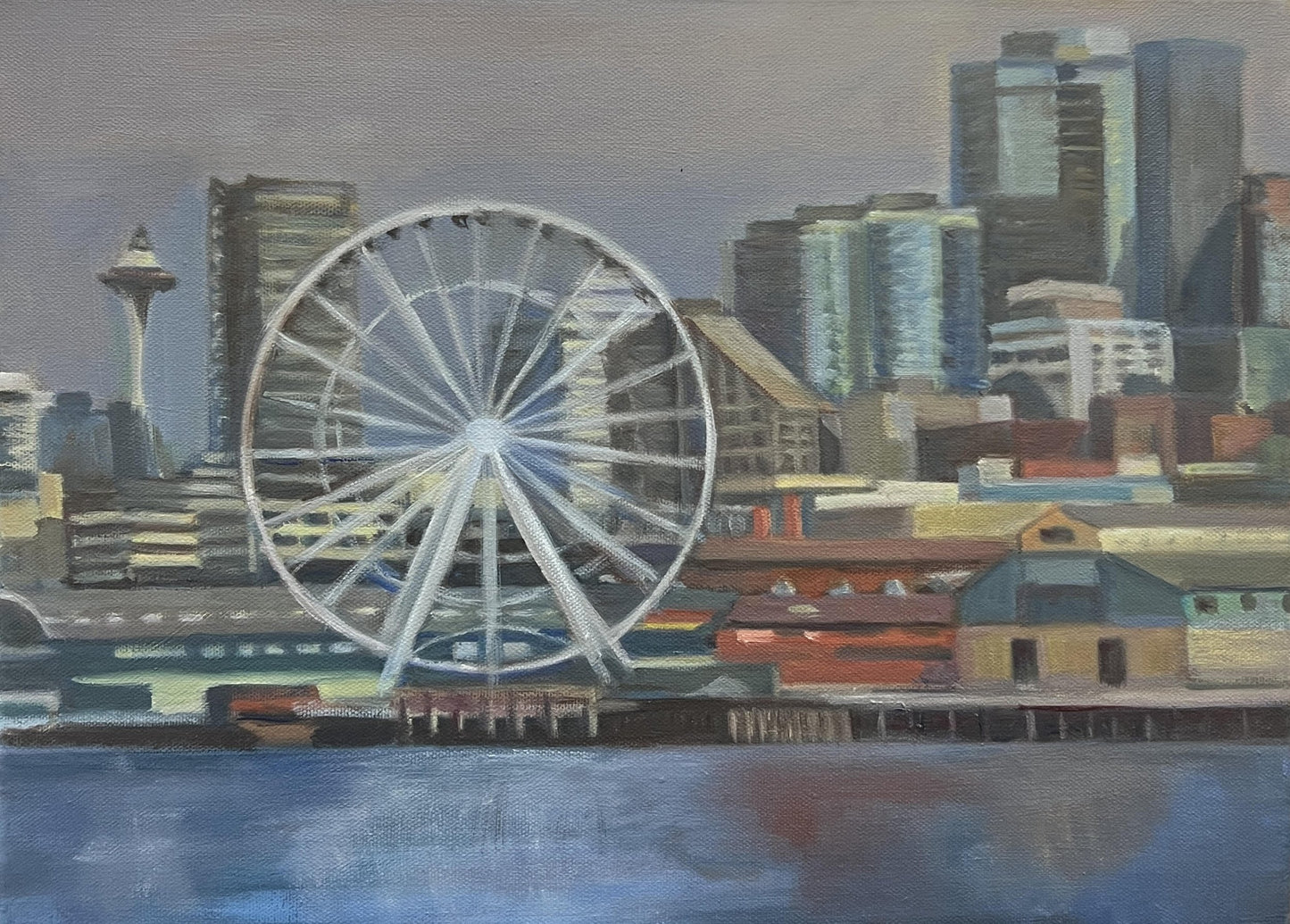 SOPHIE FRIEDA - Abundant City, oil 12x16