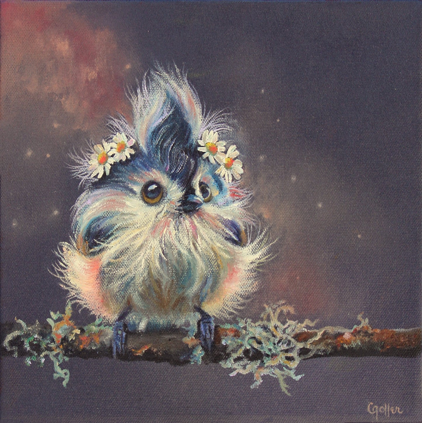 CARRIE GOLLER - Agnus (Floriferous Series) Print, Original size 10x10