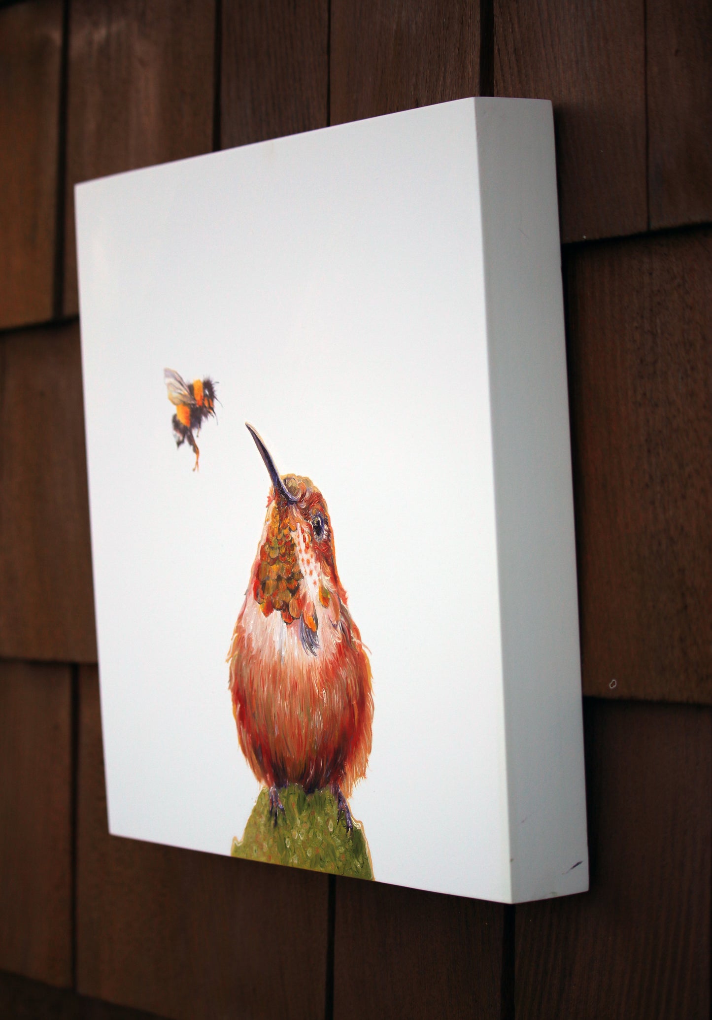 Prints available, original ***SOLD*** Amigos - Oil 12x12