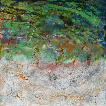 ***SOLD*** Aquitaine II - Encaustic  18x18