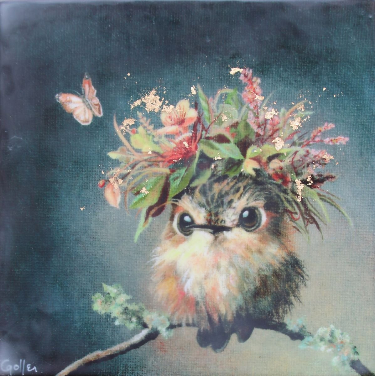 CARRIE GOLLER - Arlo (Floriferous Series) Print, Original size 8x8