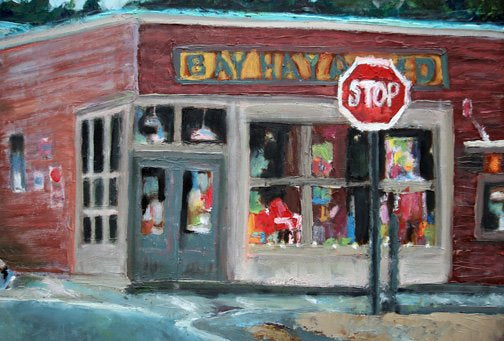 Carrie Goller - Bay Hay Yesterday, oil 16x20