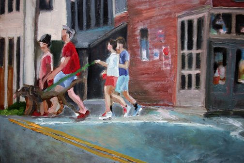 Carrie Goller - Bay Hay Yesterday, oil 16x20