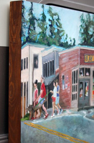 Carrie Goller - Bay Hay Yesterday, oil 16x20