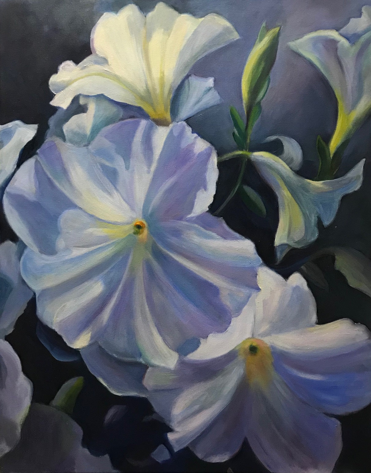 ***SOLD*** SOPHIE FRIEDA - Blissful Blossoms - Oil on Gallery Wrapped Canvas 22x28