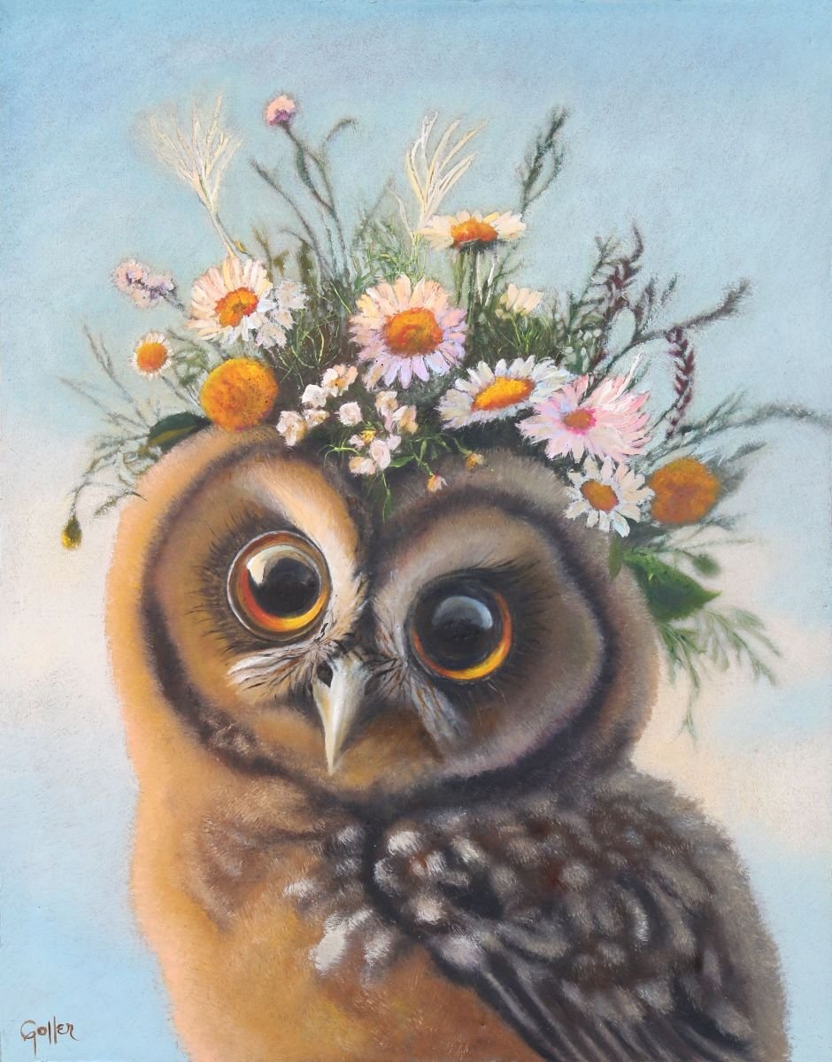 CARRIE GOLLER - Bronwyn (Floriferous Series) Print, Original size 14x11