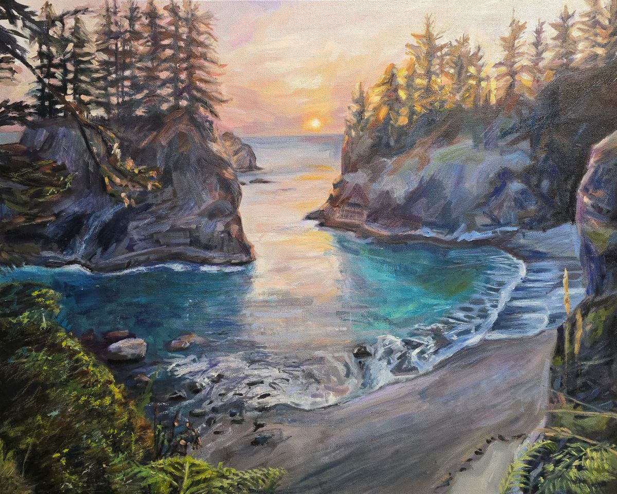 Jody Yashenko - Brookings, Original Oil on gallery wrapped canvas, 24x30 (framed)