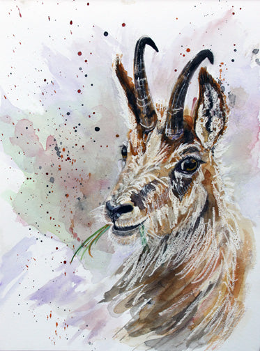 ***SOLD***Carrie Goller - Bucyrus, watercolor 12x9, framed