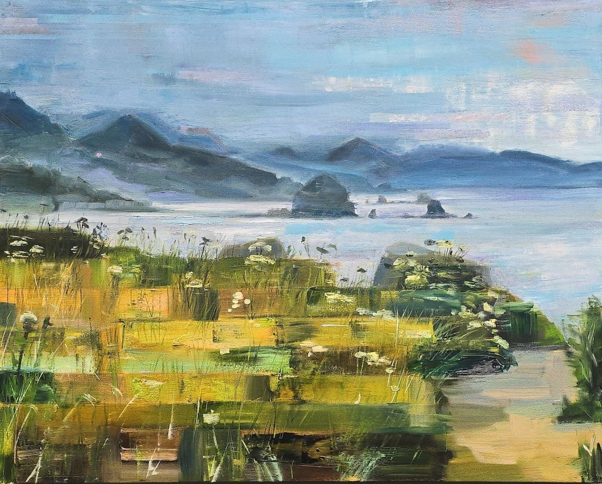 ***SOLD***Jody Yashenko - Cannon Beach, Original Oil on gallery wrapped canvas, 24x30