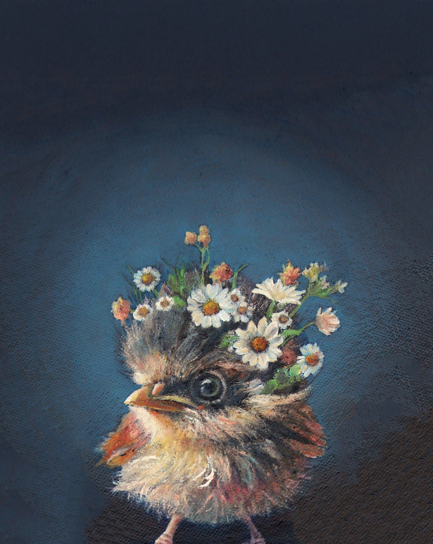CARRIE GOLLER - Carmen (Floriferous Series), Print, Original size 8x8 (Oil)