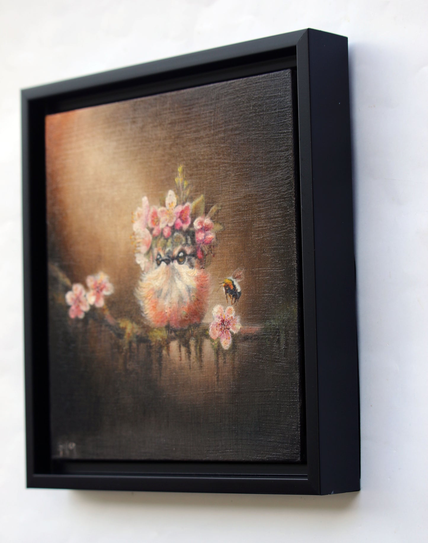 CARRIE GOLLER - Chérie, Floriferous Hummingbird, Original Available at Signet Contemporary Art, London for AAF Austin, TX***