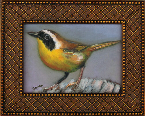 Prints available, original ***SOLD*** CARRIE GOLLER - Cholula, oil 3.5x5 (framed)