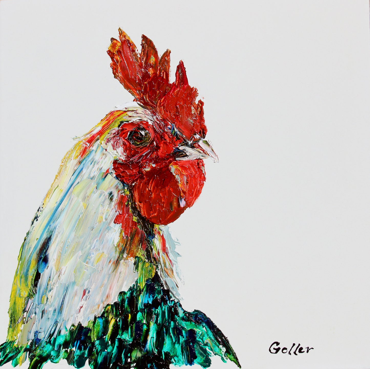 Prints available, original ***SOLD*** Cleotis - Oil 8x8