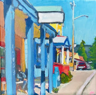 ***SOLD*** JILL ZACOT - Coffee Break, oil 6x6