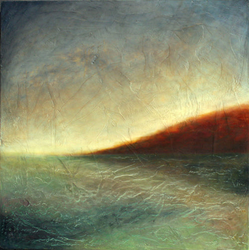 ***SOLD*** Autumn Fire - Encaustic / Mixed Media - 24x24