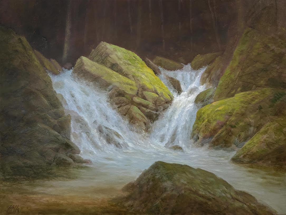 TIM PFEIFFER - Convergence, oil, 18x24 (framed)