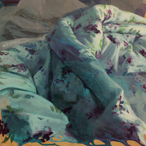 GABRIEL LIPPER - Cotton - Mixed Media - 18x18