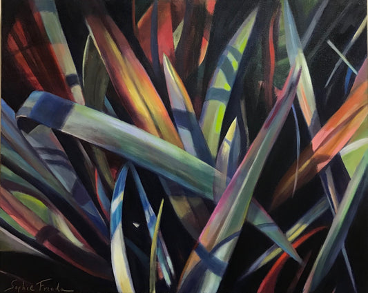 SOPHIE FRIEDA - Counterpoint - Oil on Gallery Wrapped Canvas - 24 x 30 x 1.5