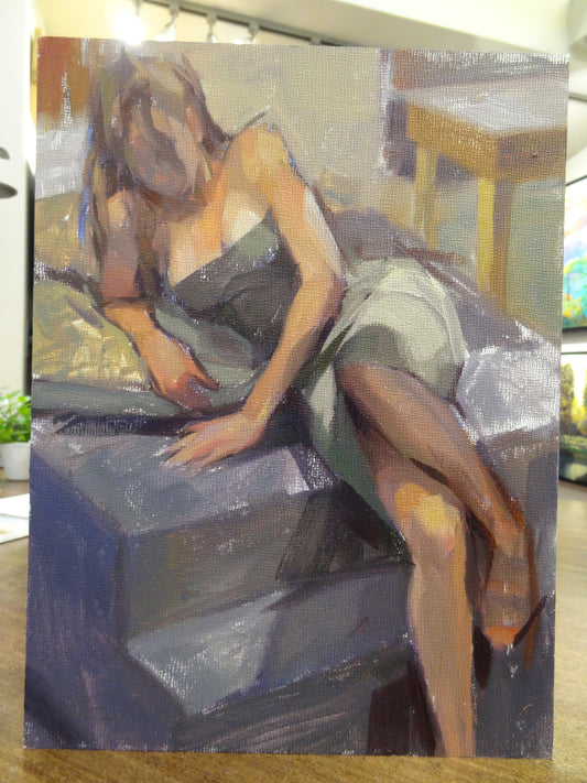 GABRIEL LIPPER - FIGURE STUDY - OIL - 8X11