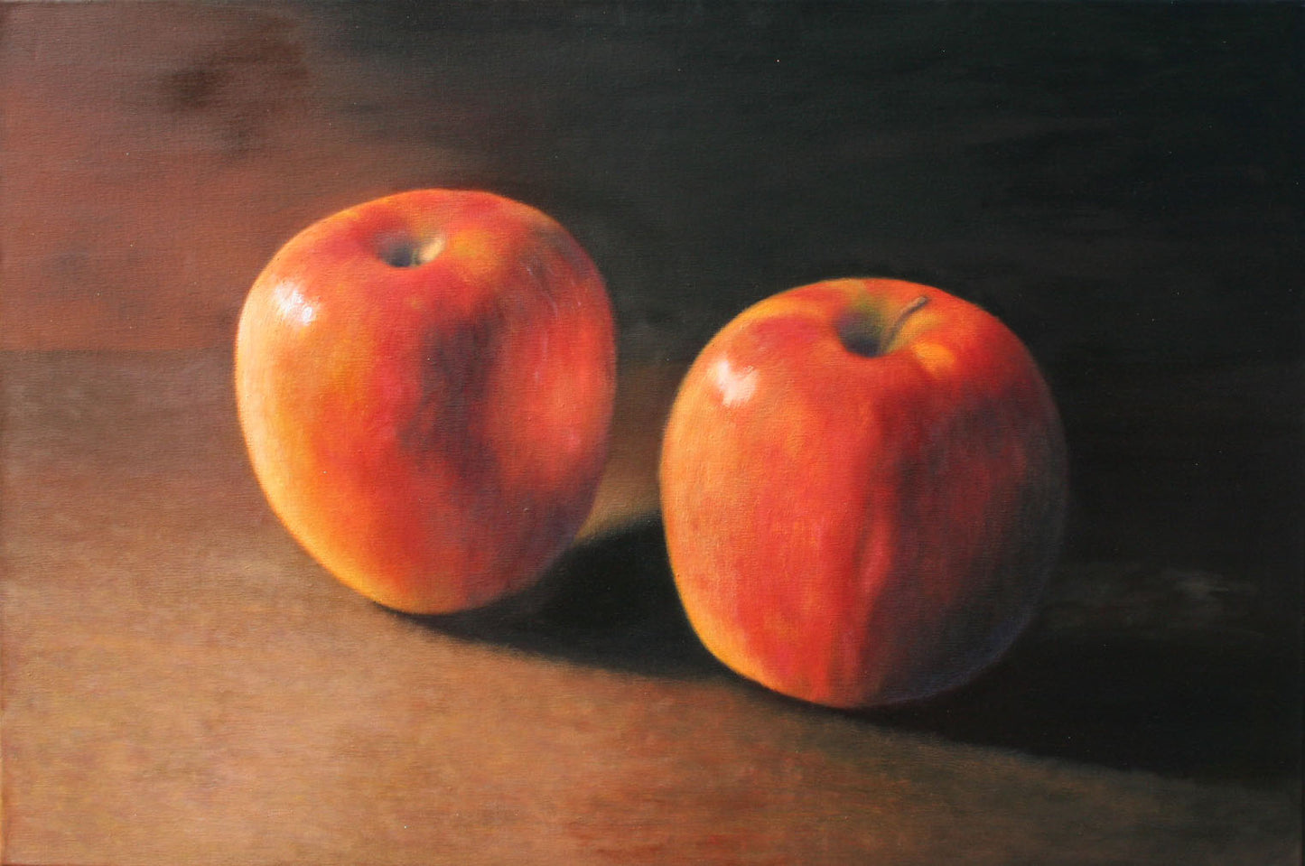 Prints available, original ***SOLD*** Carrie Goller - Deuce - original oil 24x36