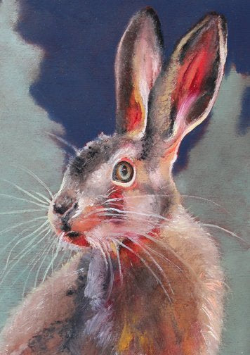 Prints available, original ***SOLD*** Carrie Goller - Diego, oil 14x11