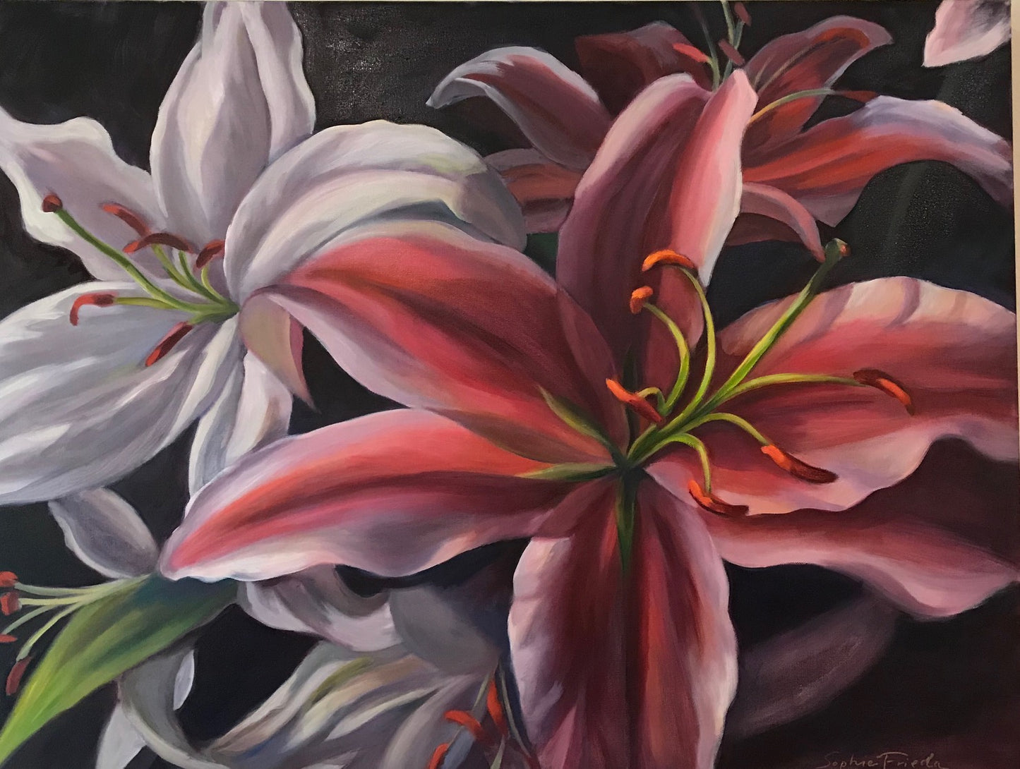 ***SOLD*** SOPHIE FRIEDA - Diva, oil 30x40