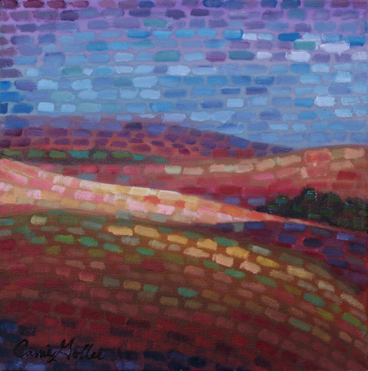 ***SOLD*** Waltz - Encaustic/Mixed Media - 9-1/2 x 6