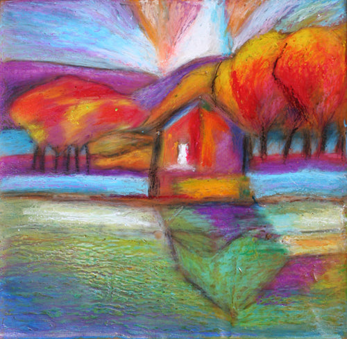 Prints available, original***SOLD*** Eleanor's Hideout - Oil Plein Air - 8x10