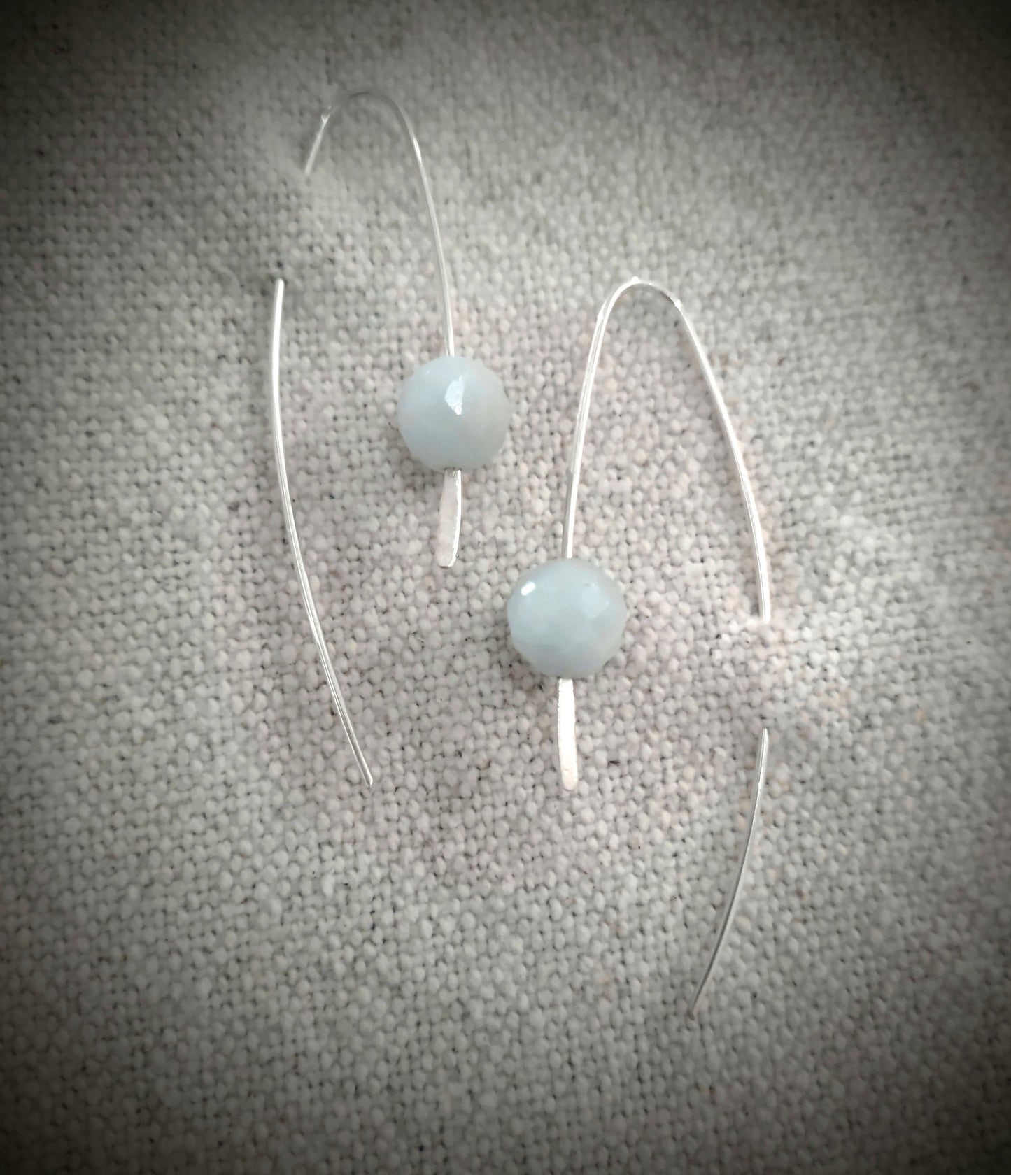 Available Upon Request - E18G Debra Saldivar - Earrings Sterling Silver, Amazonite