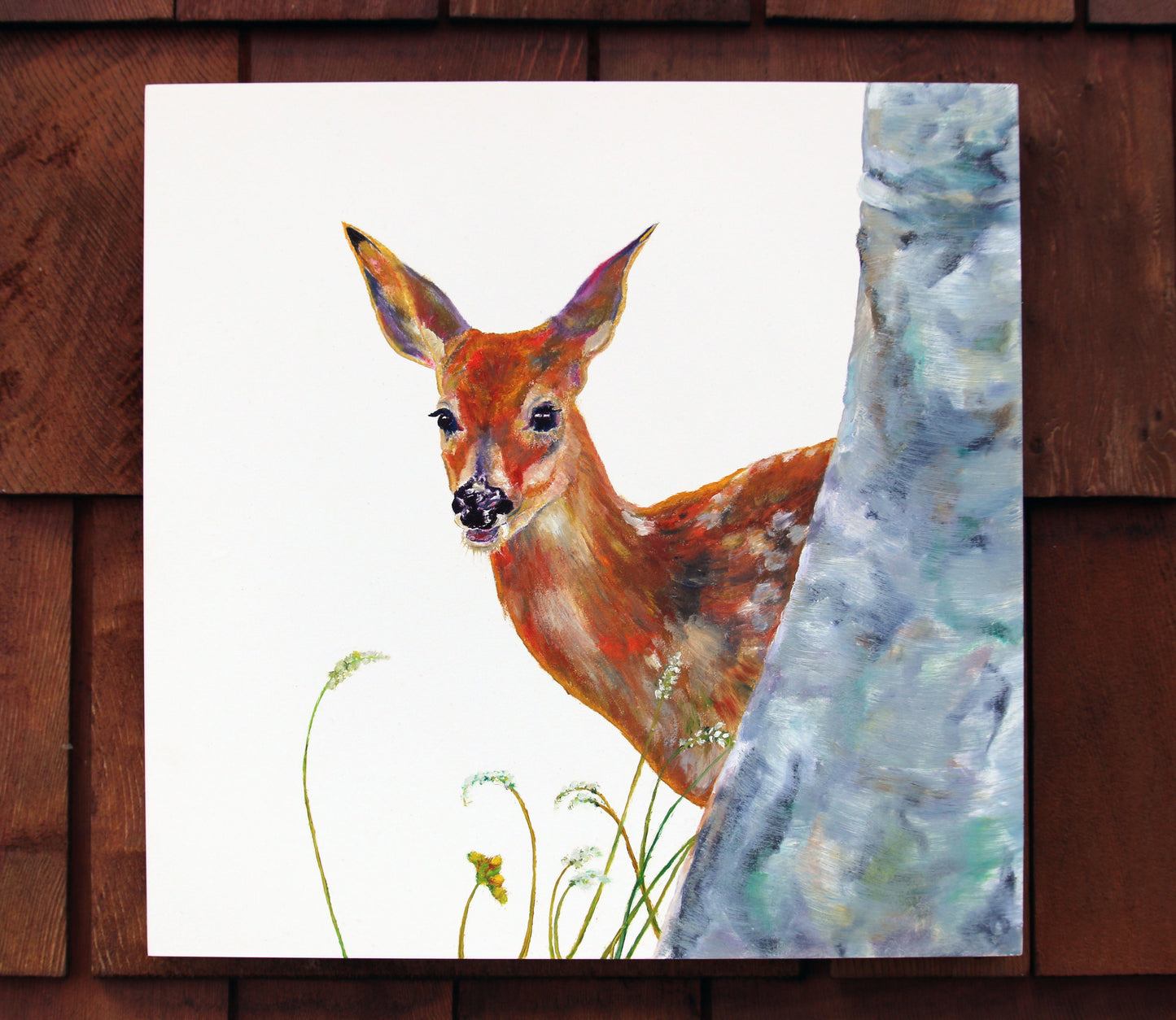 Fern ***SOLD***  Oil 12x12 -  (previously part of Bainbridge Island Museum of Art solo summer exhibit 2018)