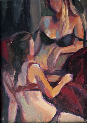 GABRIEL LIPPER - Figure Study 2, oil 5x7