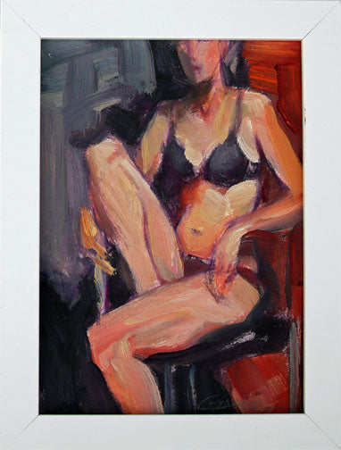 GABRIEL LIPPER - Figure Study 4, oil 5x7