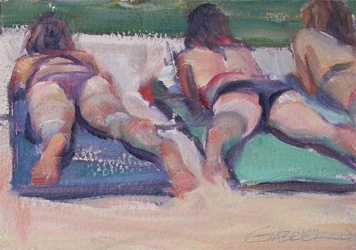 GABRIEL LIPPER - Figure Study 7, oil 5x7