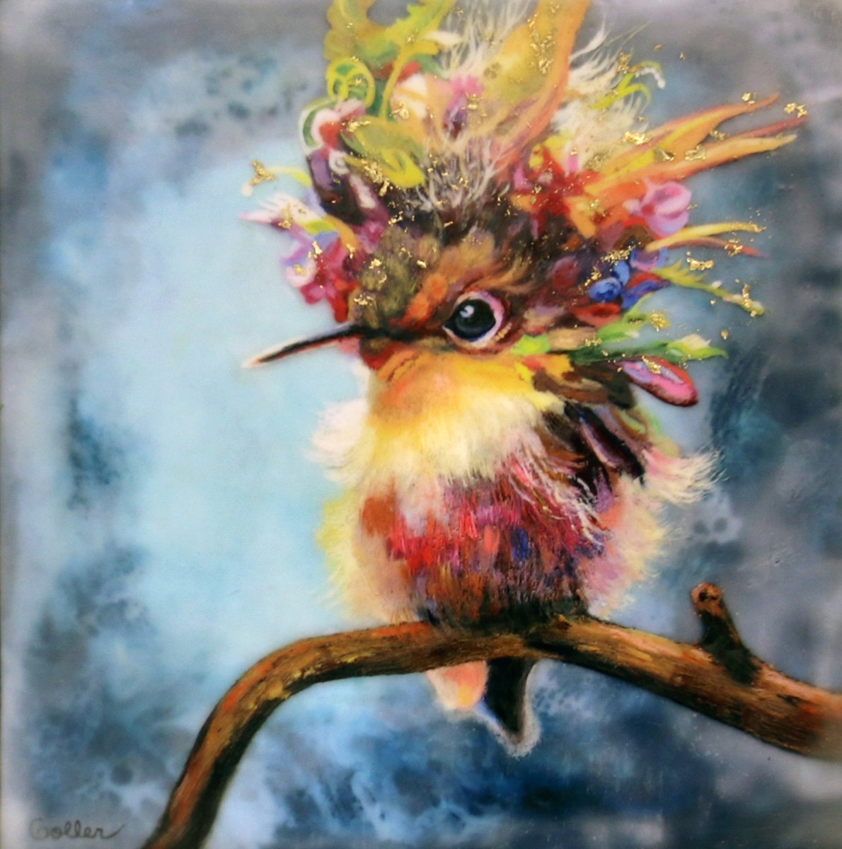 CARRIE GOLLER - FLORIFEROUS (Floriferous Series) Print, Original size 8x8