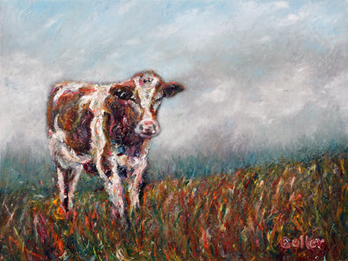 ***SOLD*** - Eye Candy VIIII - Encaustic - 8x8 on wood - Gaines