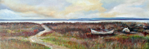 ***SOLD***Hood Canal IV - Encaustic / Oil - 15x15