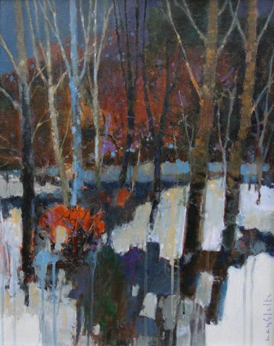 Prints available, original ***SOLD*** MAX HAYSLETTE - Fragments in Time, acrylic 20x16 (HMAC 1811)