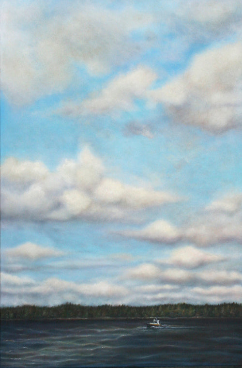 Prints available***SOLD*** Fort Worden, Port Townsend - Oil - 12x36