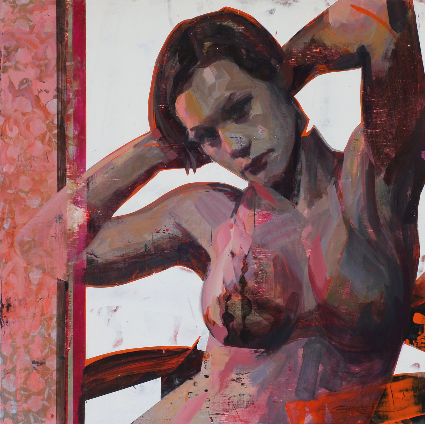 Gabriel Lipper - Gemini - Mixed Media - 30x30