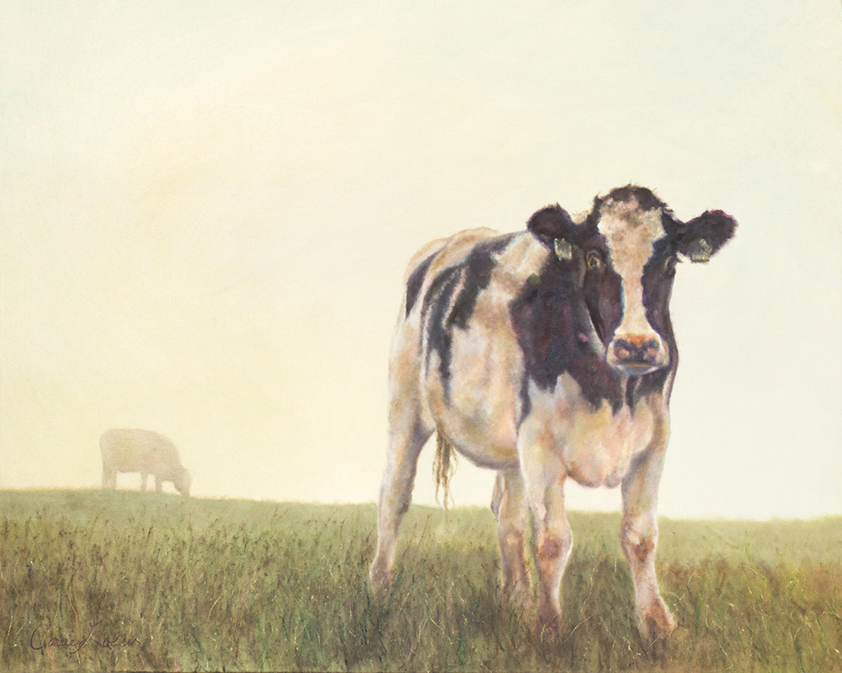 CARRIE GOLLER PRINTS - CREATURES - GLADYS  original oil, 8x10