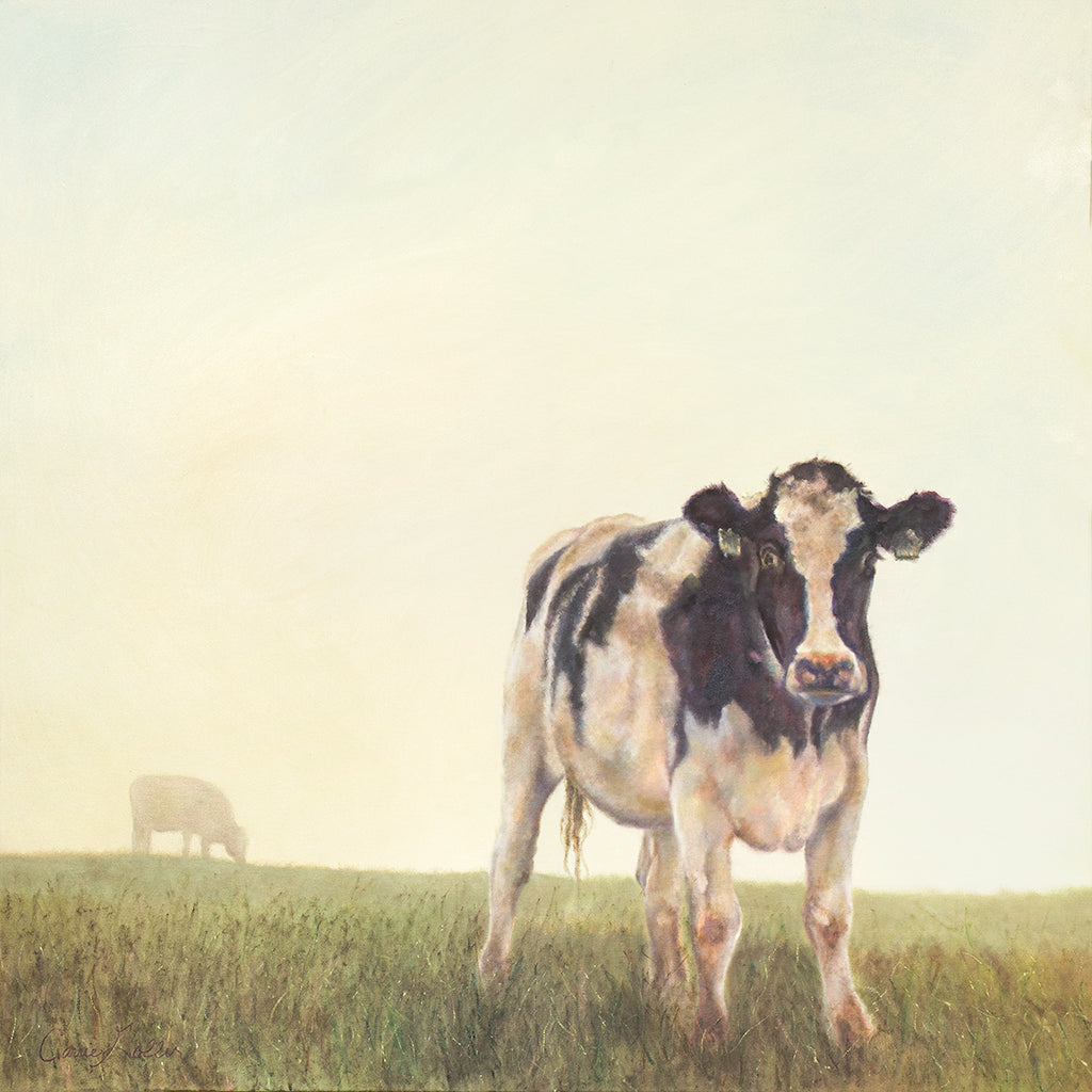 Prints available, original***SOLD*** Cuervo VI - Encaustic / Mixed Media - 18x18