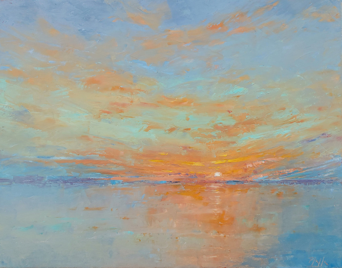 ***SOLD*** TIM PFEIFFER - Good Morning, oil 16x20 (framed)