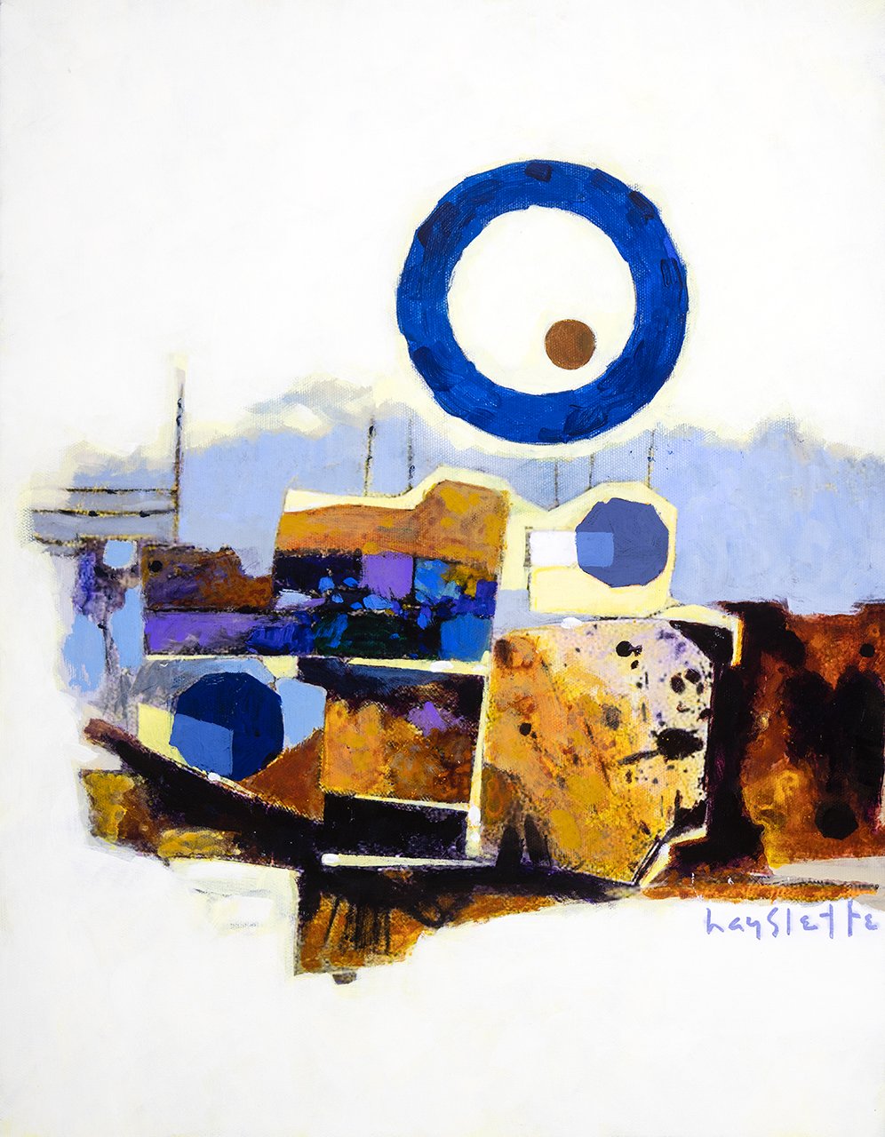 Prints available, original ***SOLD*** MAX HAYSLETTE - Mid-Century Modern, No.33-M 18x14